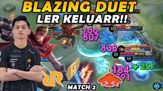 SKYLAR CLAUDE KELUAR!! TEAMWORK RRQ BENER2 KERAS!! - RRQ VS BG MATCH 2