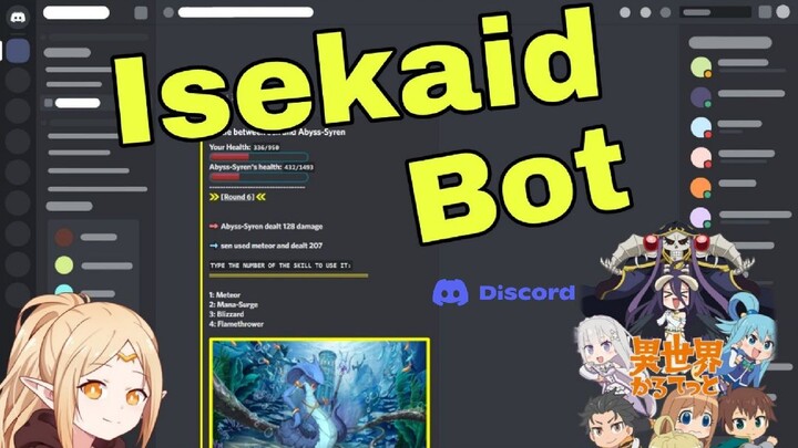 New Discord MMORPG Bot!