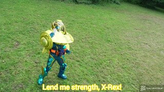 Kamen Rider Super Gotchard Cross X-Rex Henshin!