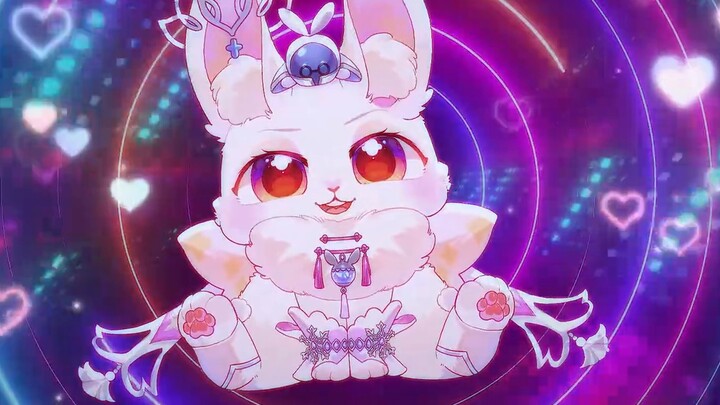 There's a milk rabbit ahead!!! Be careful⚠Don't let love fade⚠
