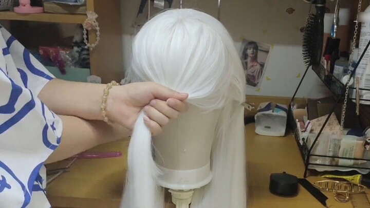 【Wig shape】Sex transfer Wujo Wu cos wig shape universal hair repair anti-warping