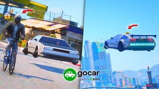 JADI TAXI PAKE MOBIL TERBANG WARGA PADA KAGET ! GTA 5 ROLEPLAY !!!