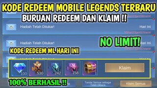 BURUAN! KODE REDEEM ML TERBARU KODE REDEEM MOBILE LEGEND HARI INI APRIL 2023