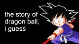 the entire story of Dragon Ball, i guess