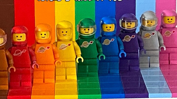 Ajari Anda cara mengumpulkan 11 minifigures astronot LEGO penuh warna