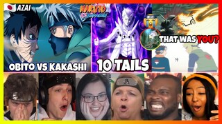 Kakashi vs Obito | Reaction Mashup [Naruto Shippuden 375ナルト 疾風伝]