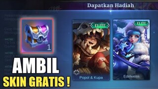 AMBIL SEKARANG !! DI JAMIN DAPET SKIN GRATIS PERMANEN ! BISA LEBIH DARI 1 UNTUK PAYER GRATISAN