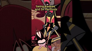 Keekee and Sir Pentious's adorable friendship in Hazbin Hotel