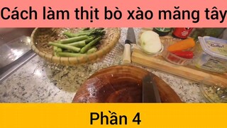 Cách làm thịt bò xào măng tây #4