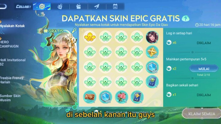 SKIN GERATIS TAPI BUKAN KALENG KALENG VISUALNYA