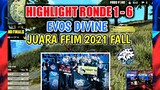 Highlight Evos divine juara free fire Indonesia master 2021 fall ronde 1 - 6
