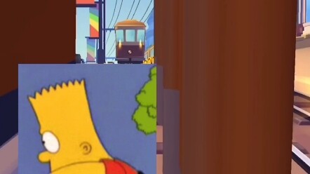 The Simpsons~Subway lari keren, rutinitas harian