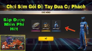 [Garena Free Fire]/Chơi Sớm Gói Đồ Tay Đua Cự Phách Và 2 Vật Phẩm Khác Sắp Được Tặng Miễn Phí