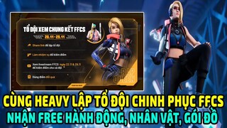 Cùng Heavy Lập Tổ Đội Chinh Phục FFCS 2020 Free Fire || Review Full Quà Sự Kiện Giải Đấu FFCS FREE