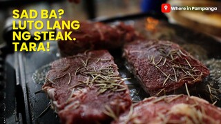 Sad ba? Luto lang tayo ng steak | MV Prime Steak Pampanga