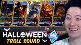 Halloween skin team with new Gosu member in MCL | Mobile Legends