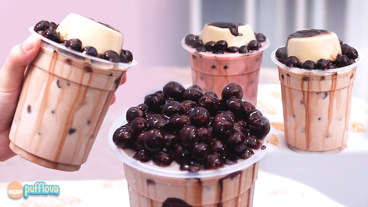 EASY CRUNCHY BALL CHOCOLATE MILK | Ide Jualan