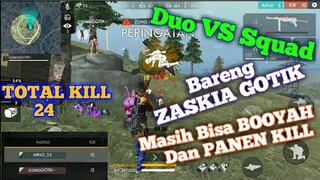 Duo VS Squad Bareng Zaskia Gotik Bisa PANEN KILL