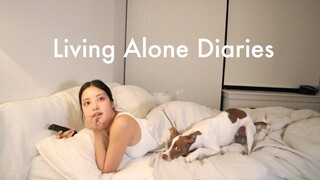 Living Alone Diaries | Chaotic girls night in, feeling unattractive slump, car mukbang!