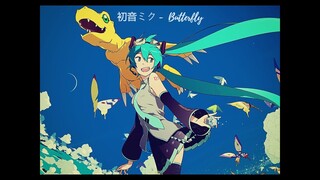 【VOCALOID INDONESIA】 WADA KOUJI - BUTTERFLY (COVER BY HATSUNE MIKU) | OP DIGIMON 1