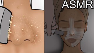 [Animation Skin Care] Director of lulupang takes you to cloud skin care｜Clean skin｜Blackhead removal