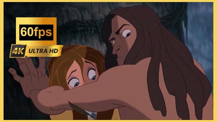 Tarzan 4K 60fps (Ultra HD) Remaster Run Scene (ita)