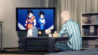 One Punch Man VS Dragon Ball MAD - Saitama yang menginginkan pertarungan nyata