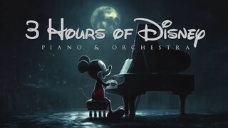 3 Hours of Disney Music - Piano & Orchestra