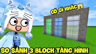 MEOWPEO THỬ THÁCH ĐỌC THƯ FAN GỬI: SO SÁNH 3 KHỐI BLOCK TÀNG HÌNH TRONG MINI WORLD