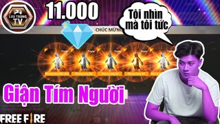 [Garena Free Fire] Phá 11k Kim Cương Để Lấy 3 Bộ Khủng Long Và Cái Kết Giận Tím Người| Lưu Trung TV