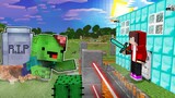 Mikey ZOMBIE vs The Most Secure Minecraft House - NOOB vs PRO: by Mikey and JJ (Maizen Parody)
