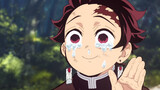 "The sword from three hundred years ago rusted, and Tanjiro started crying too."