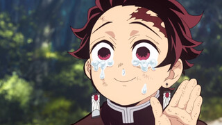 "The sword from three hundred years ago rusted, and Tanjiro started crying too."