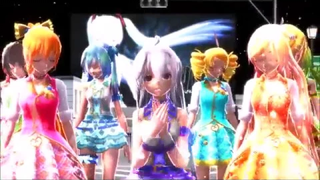 mmd โนเอลพิเศษ (ppgz และ vocaloid หิมะหยุด) JOYEUX NOEL XD