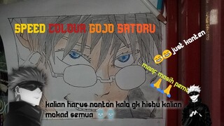 SPEED COLORING "GOJO SATORU" 😱😱