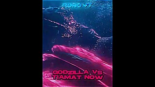 GODZILLA VS TIAMAT THEN 🥶😈 #shorts #fyp #godzilla #monsterverse