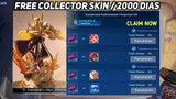 EXCHANGE! FREE COLLECTOR SKIN OR FREE 2000 DIAMONDS | MOBILE LEGENDS