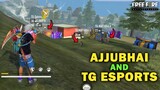 AJJUBHAI BEST SQUAD GAMEPLAY WITH TG ESPORTS | FREE FIRE HIGHLIGHTS