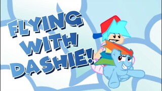 IMAGINE IF SHE DROPPED HIM! | Friday Night Funkin Vs Rainbow Dash