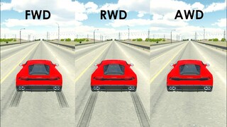 FWD vs RWD vs AWD