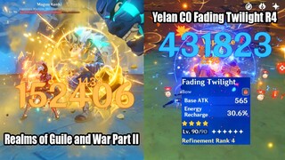 Yelan Fading Twilight R4 Showcase - Danger All Around Quest Realms of Guile and War Part II