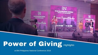 Power of Giving (BNI Philippines) Highlights