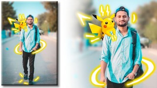 POKEMON Pikachu Photo Editing | Picsart editing tips