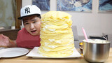 Special Challenge! Make 100-layer Durian & Mango Stratiform Cake