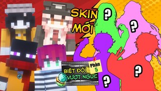 Minecraft Biệt Đội Vượt Ngục (Phần 5) #1- KHI JAKI - ISSAC - LAYLA - JASMINE THAY SKIN MỚI 👮 vs 🤩