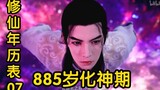 Han Li advanced to the stage of becoming a god at the age of 885! 987 years old and Bingfeng go to t