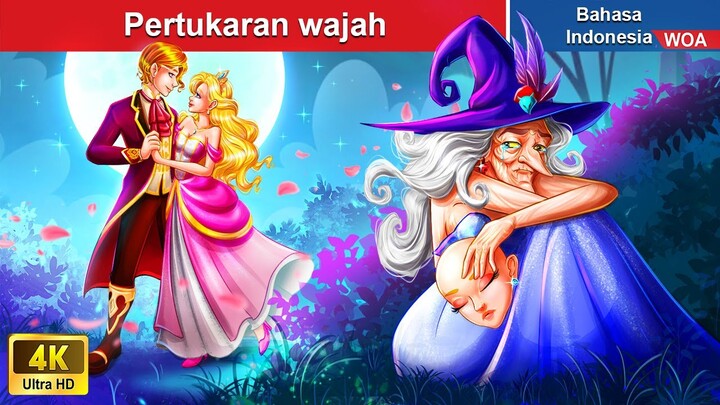 Pertukaran wajah 👺 Dongeng Bahasa Indonesia ✨ WOA Indonesian Fairy Tales