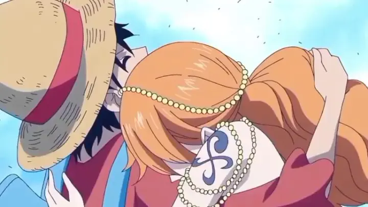 luffy and nami join the trend