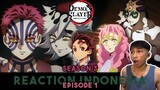 AKHIRNYA KIMETSU NO YAIBA BALIK LAGI!! - Demon Slayer Reaction S3 Episode 1
