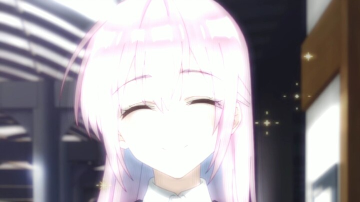 shikimori cantik sekaligus senyum kawai.para wibu pasti tau artinya kawai